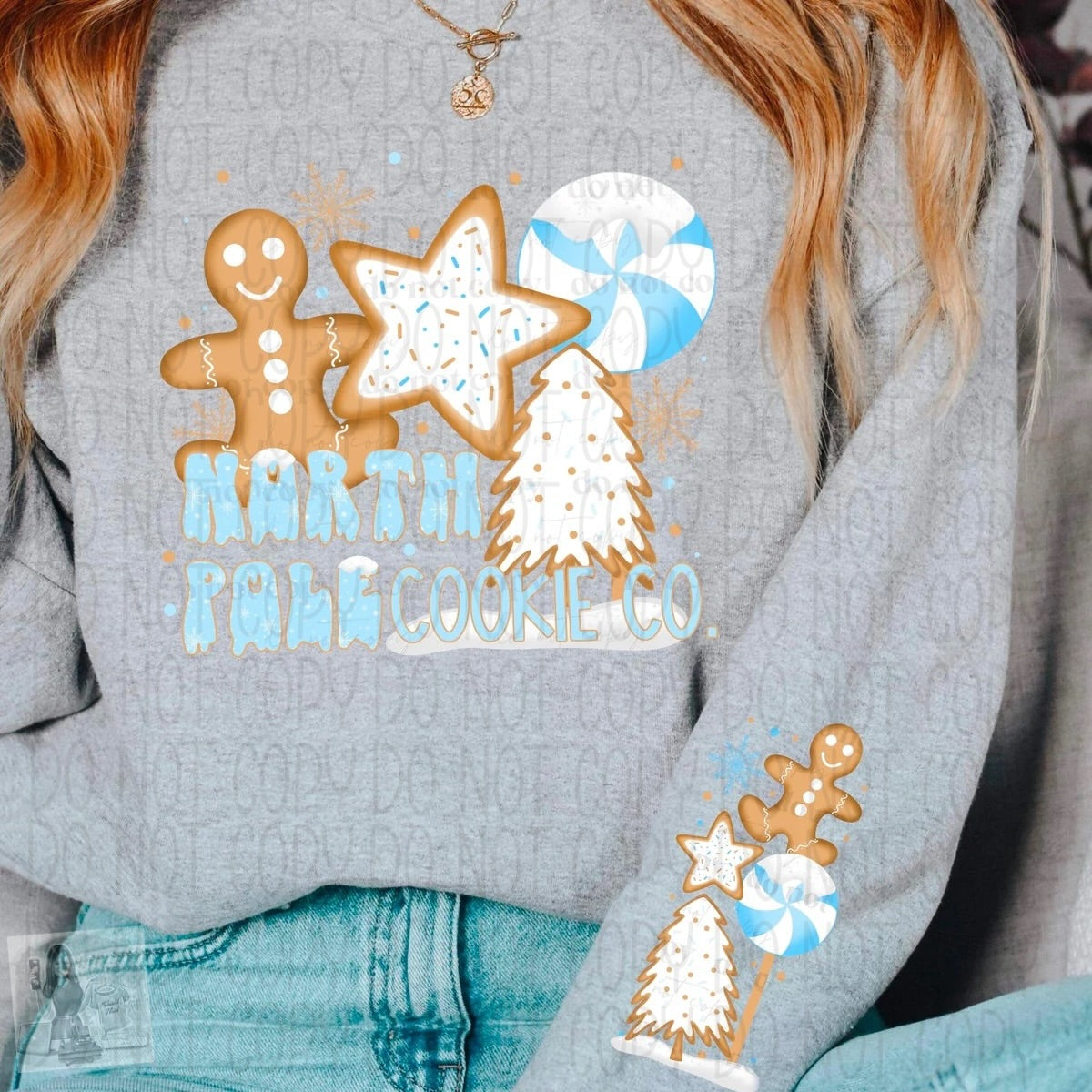 North Pole cookie company sweatshirt