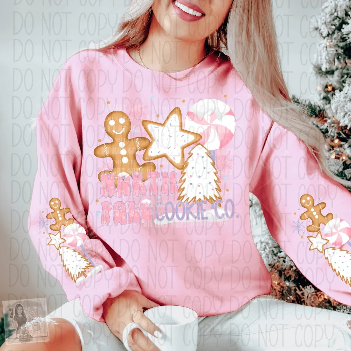 North Pole cookie company sweatshirt