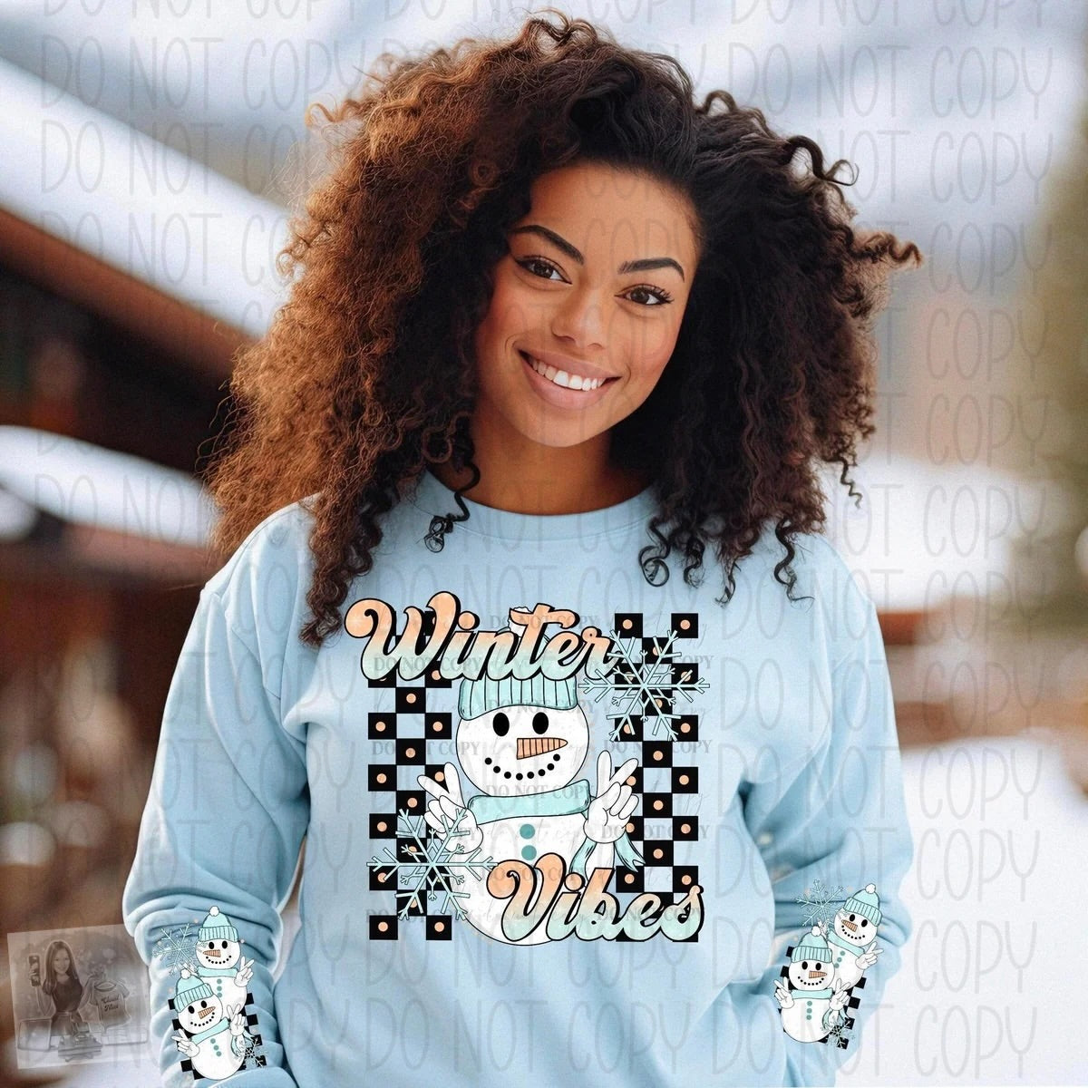 Winter vibes sweatshirt