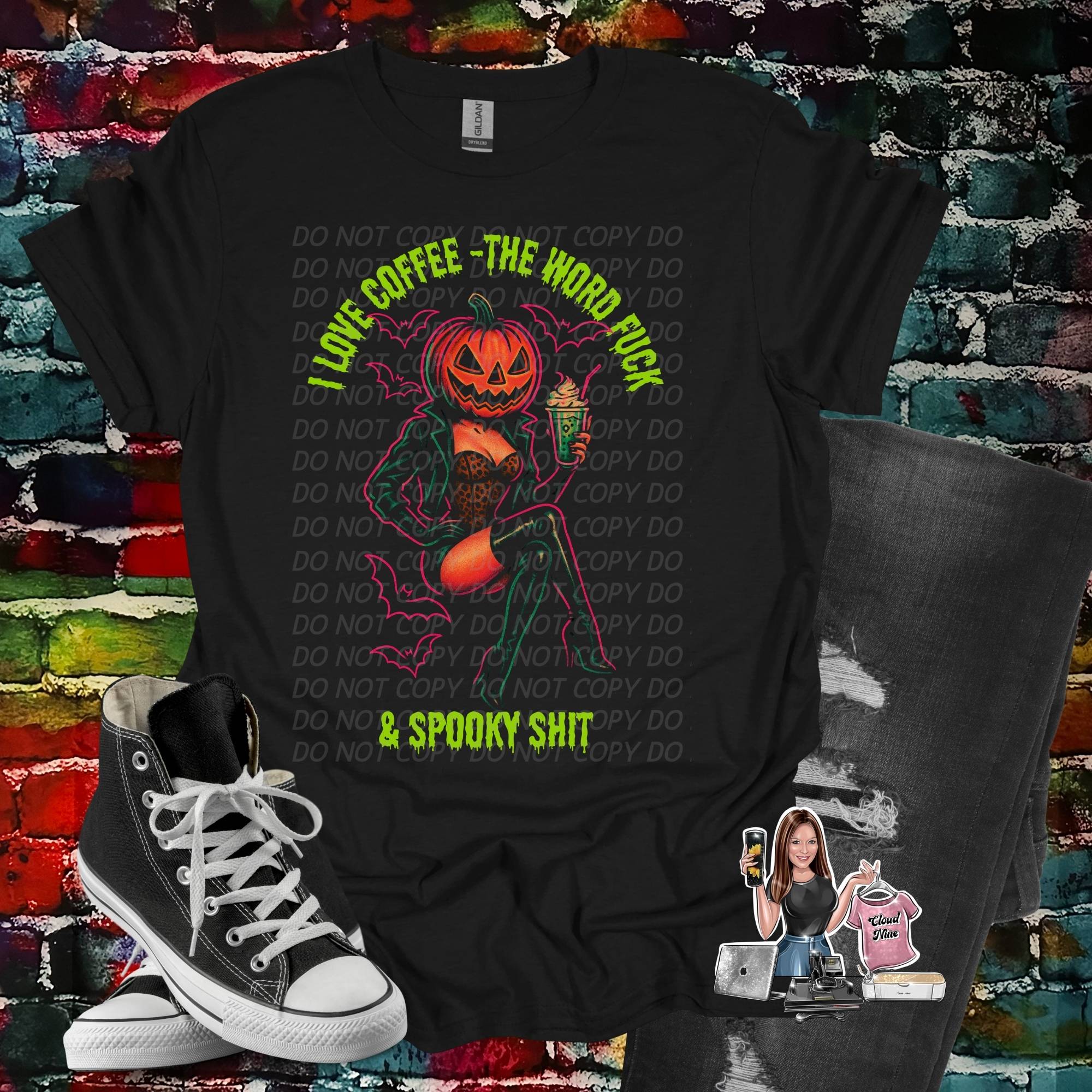 I love coffee, the word fuck and spooky shit