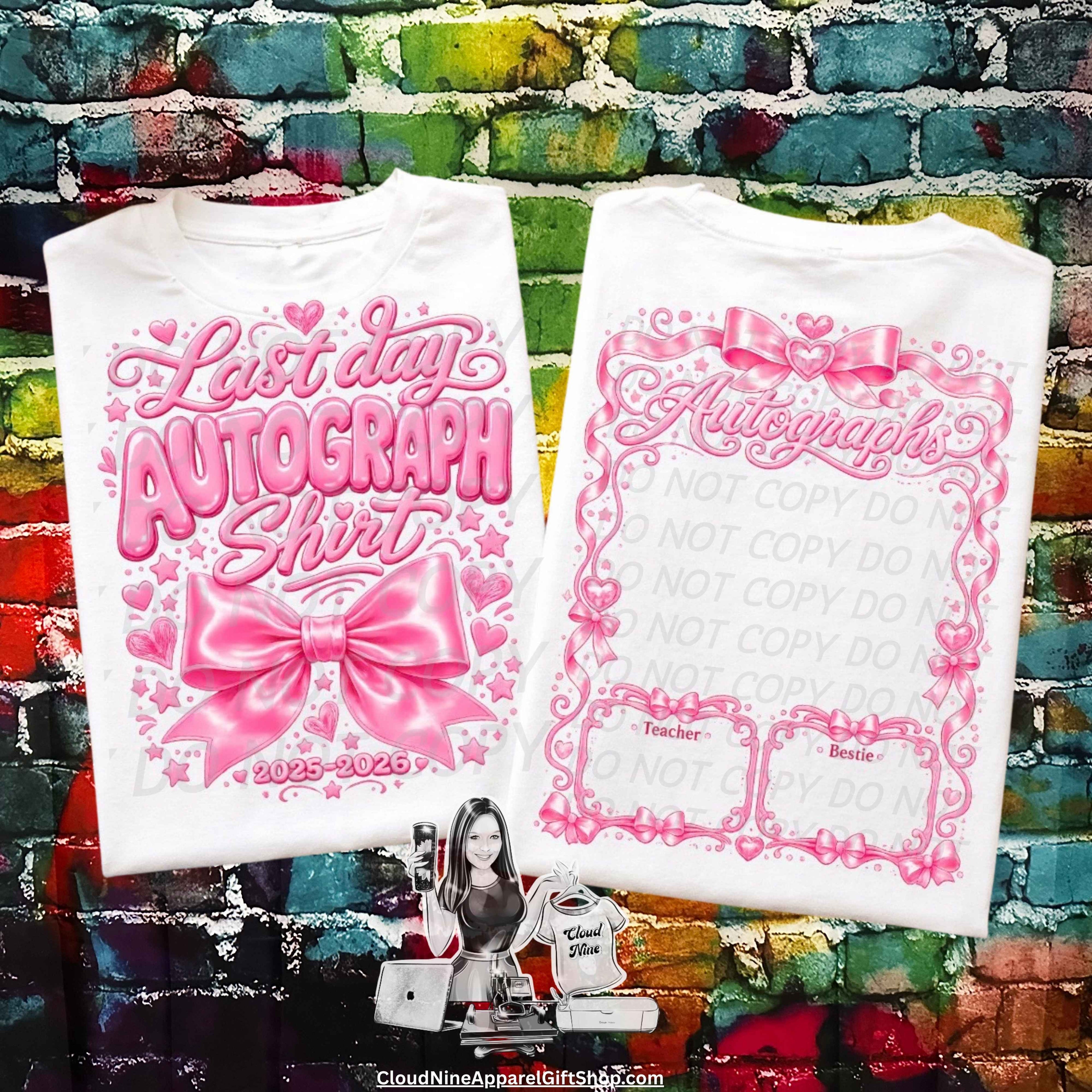 Last day autograph shirt