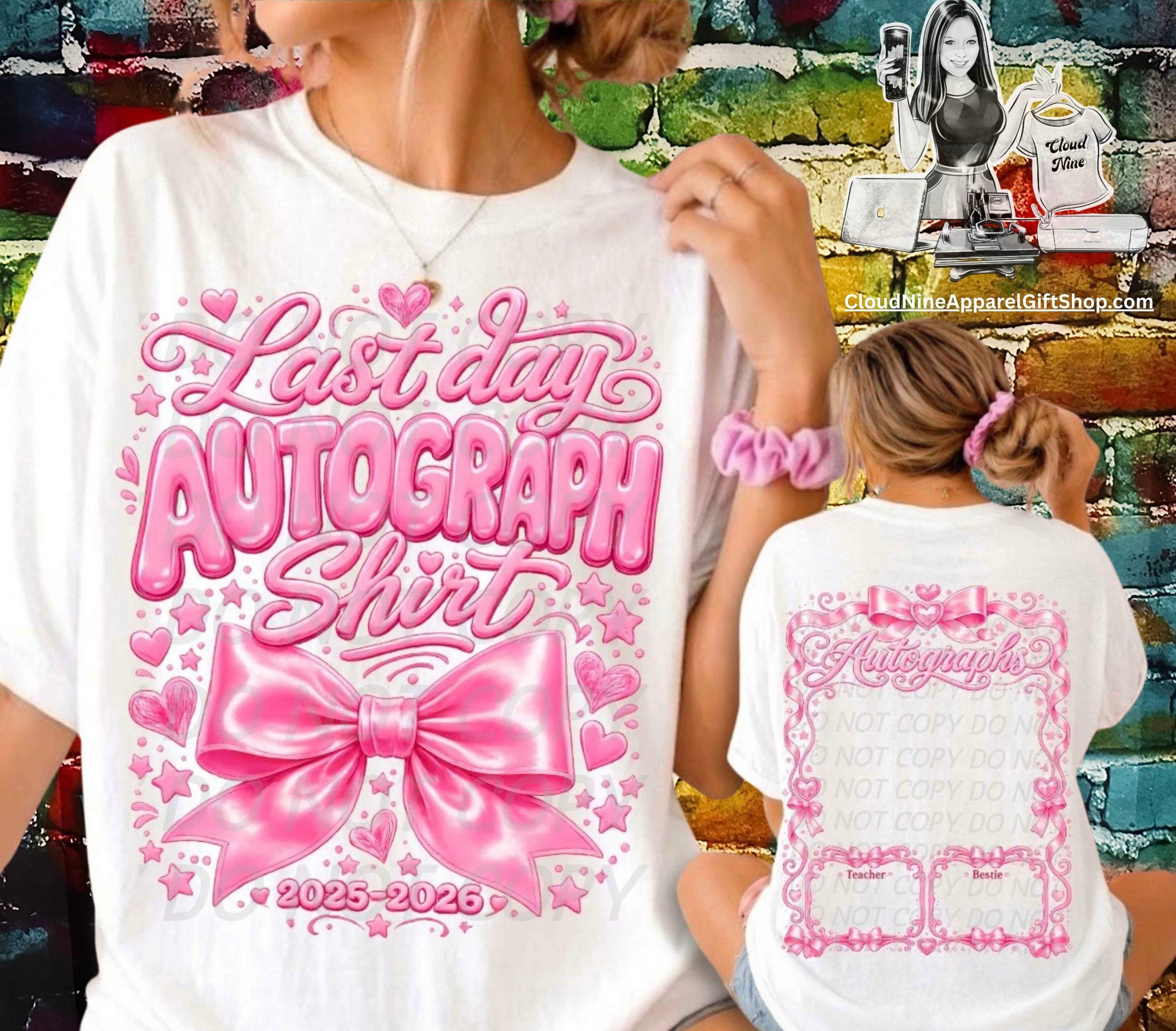 Last day autograph shirt