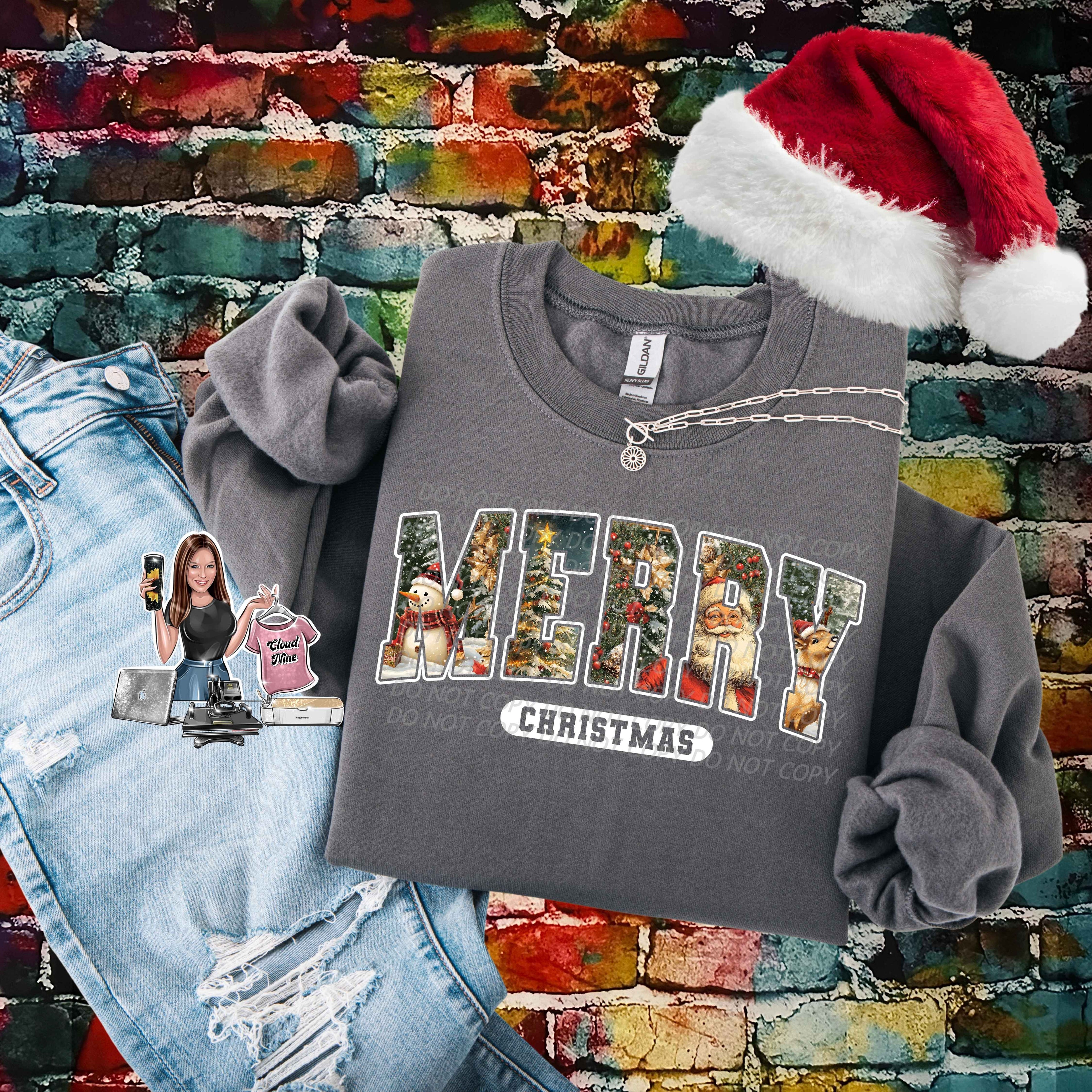 Merry Christmas (white)