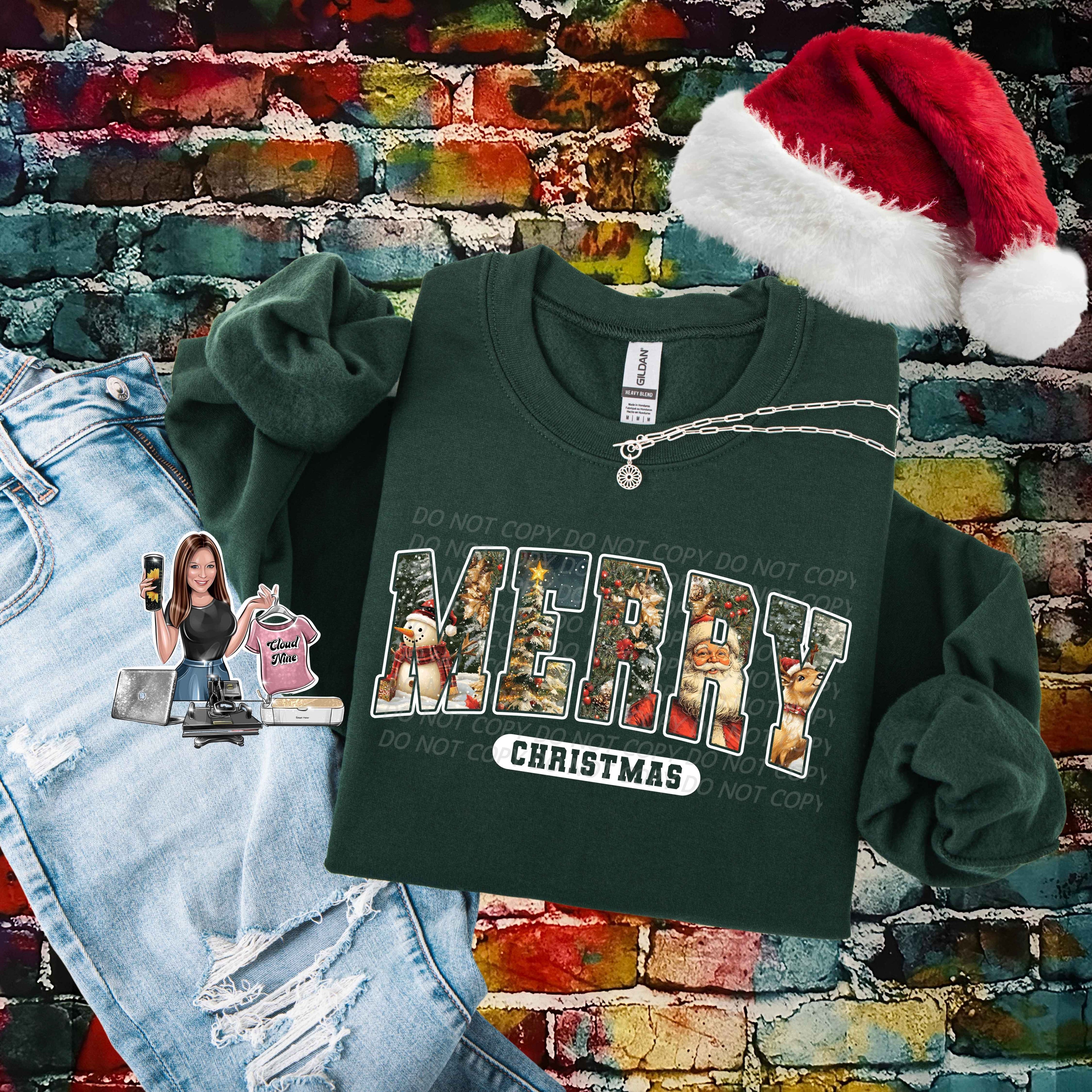 Merry Christmas (white)