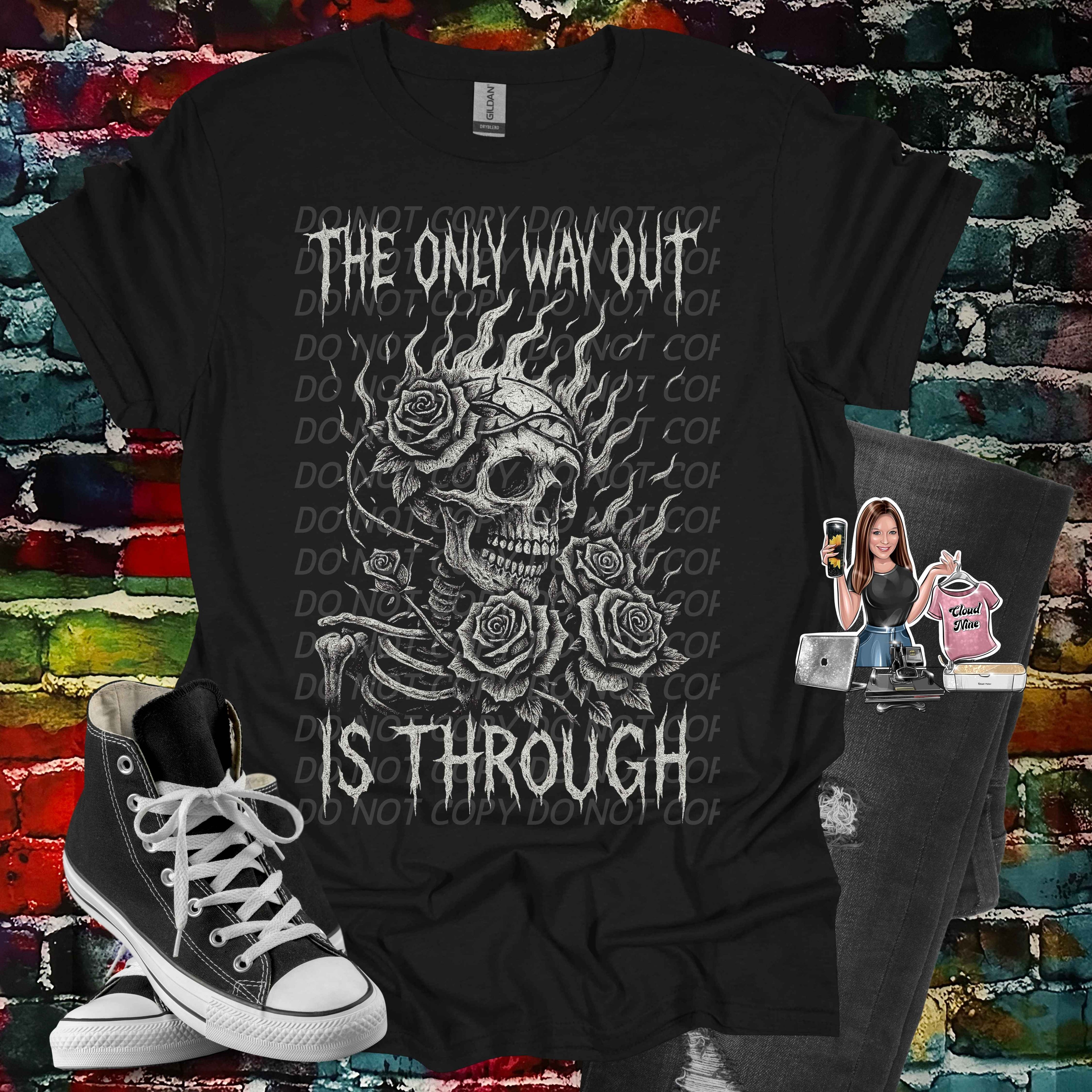 The only way out is through