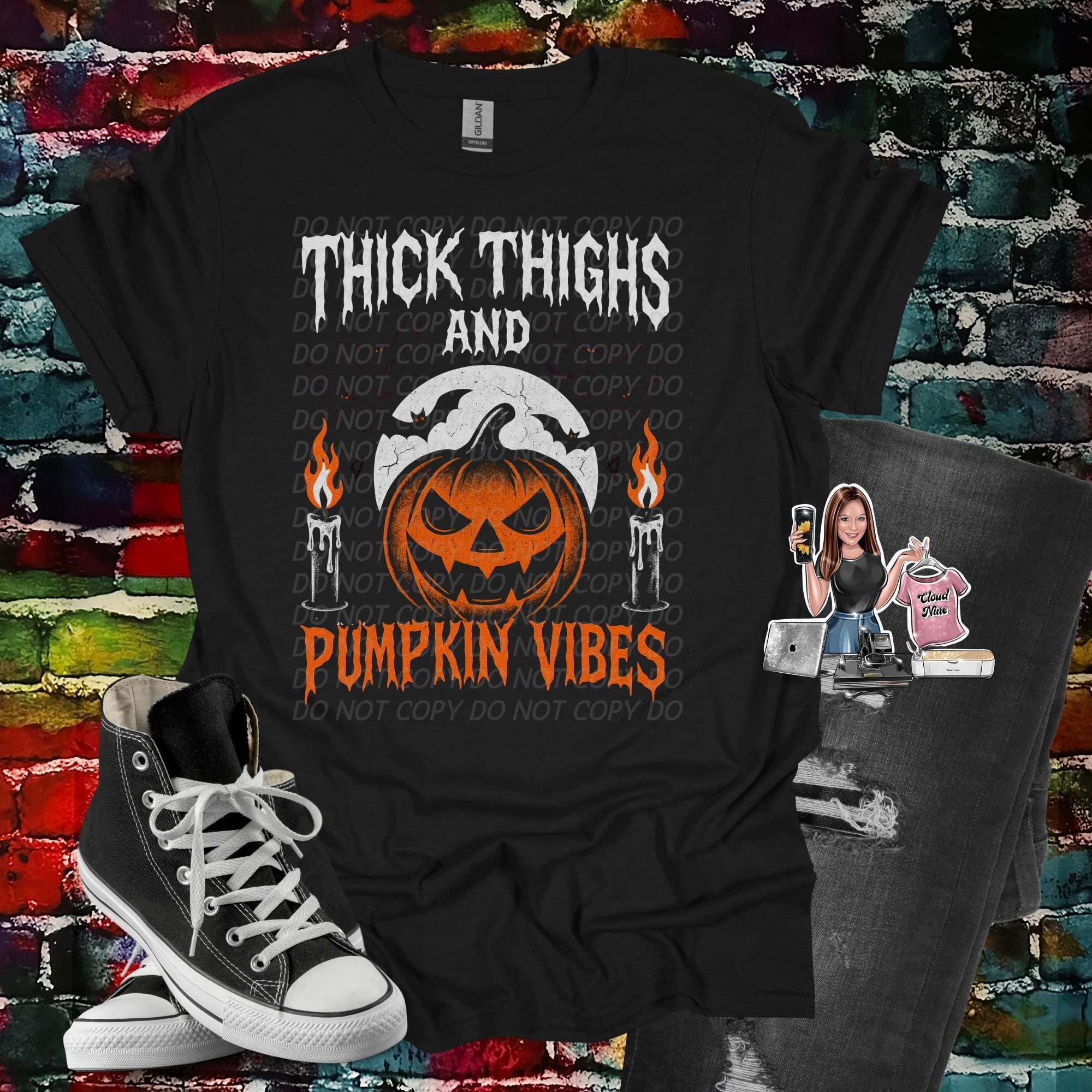 Thick thighs and pumpkin vibes
