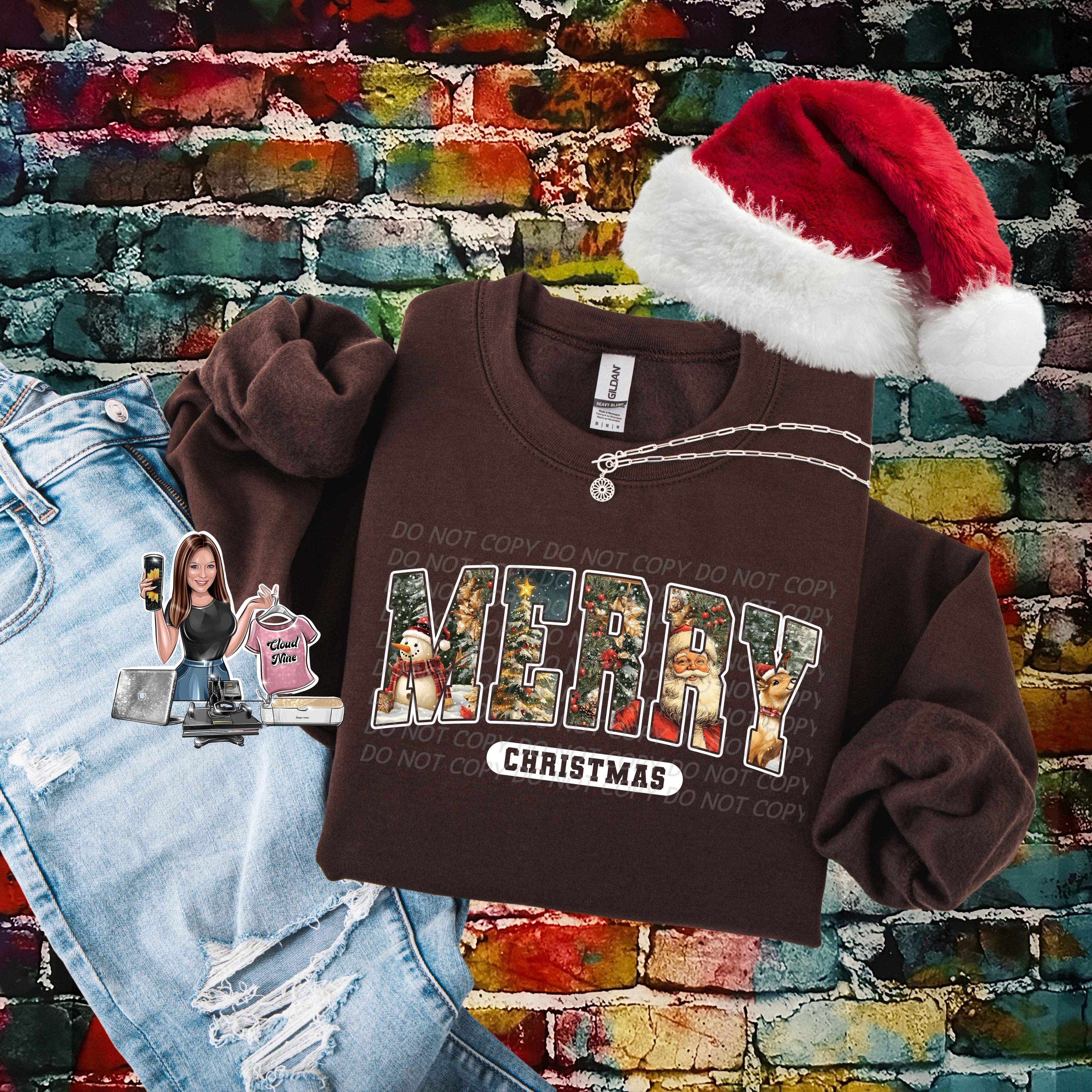 Merry Christmas (white)