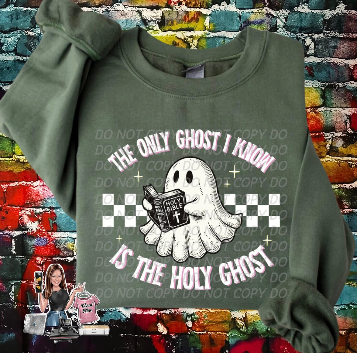 The only ghost I know is the Holy Ghost sweatshirt