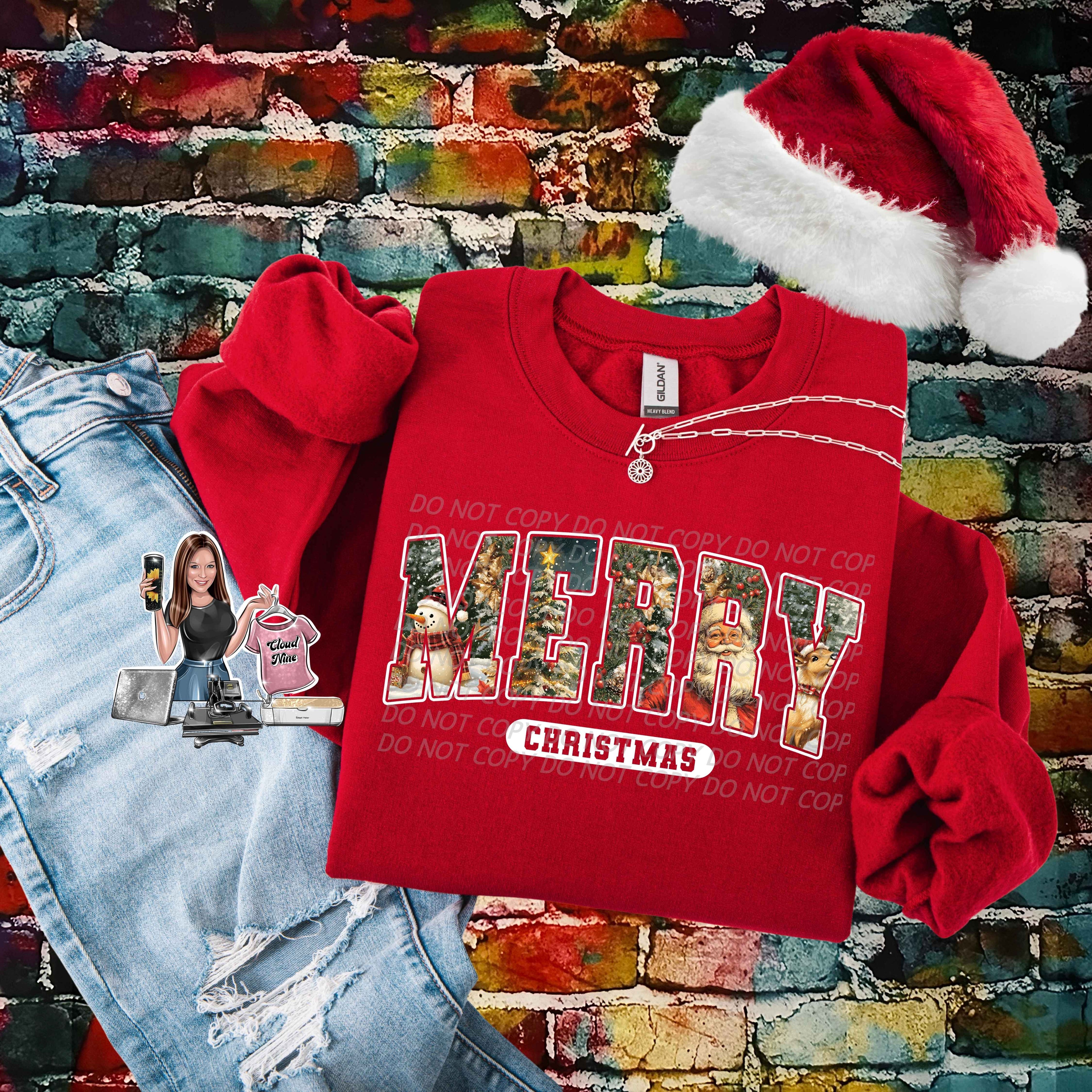 Merry Christmas (white)