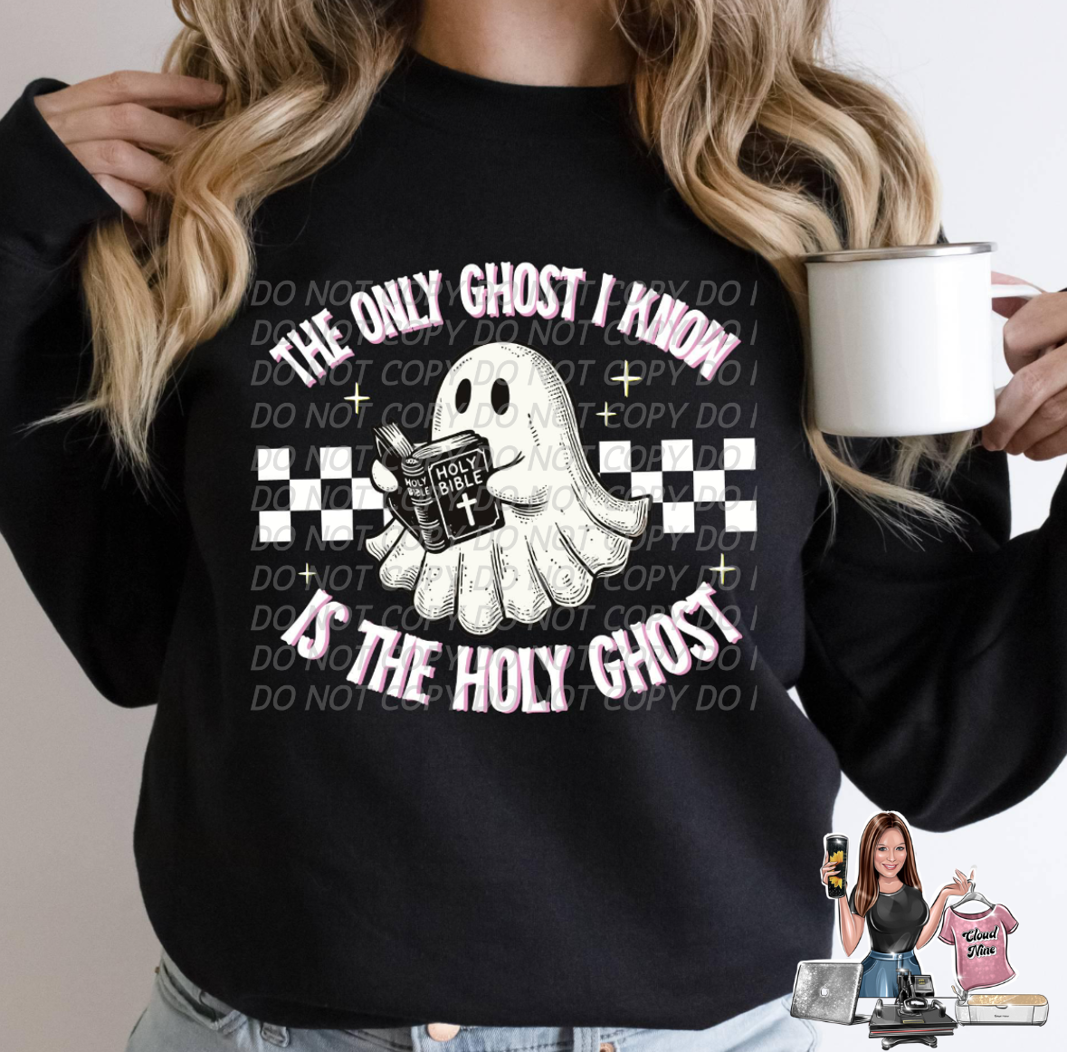 The only ghost I know is the Holy Ghost sweatshirt