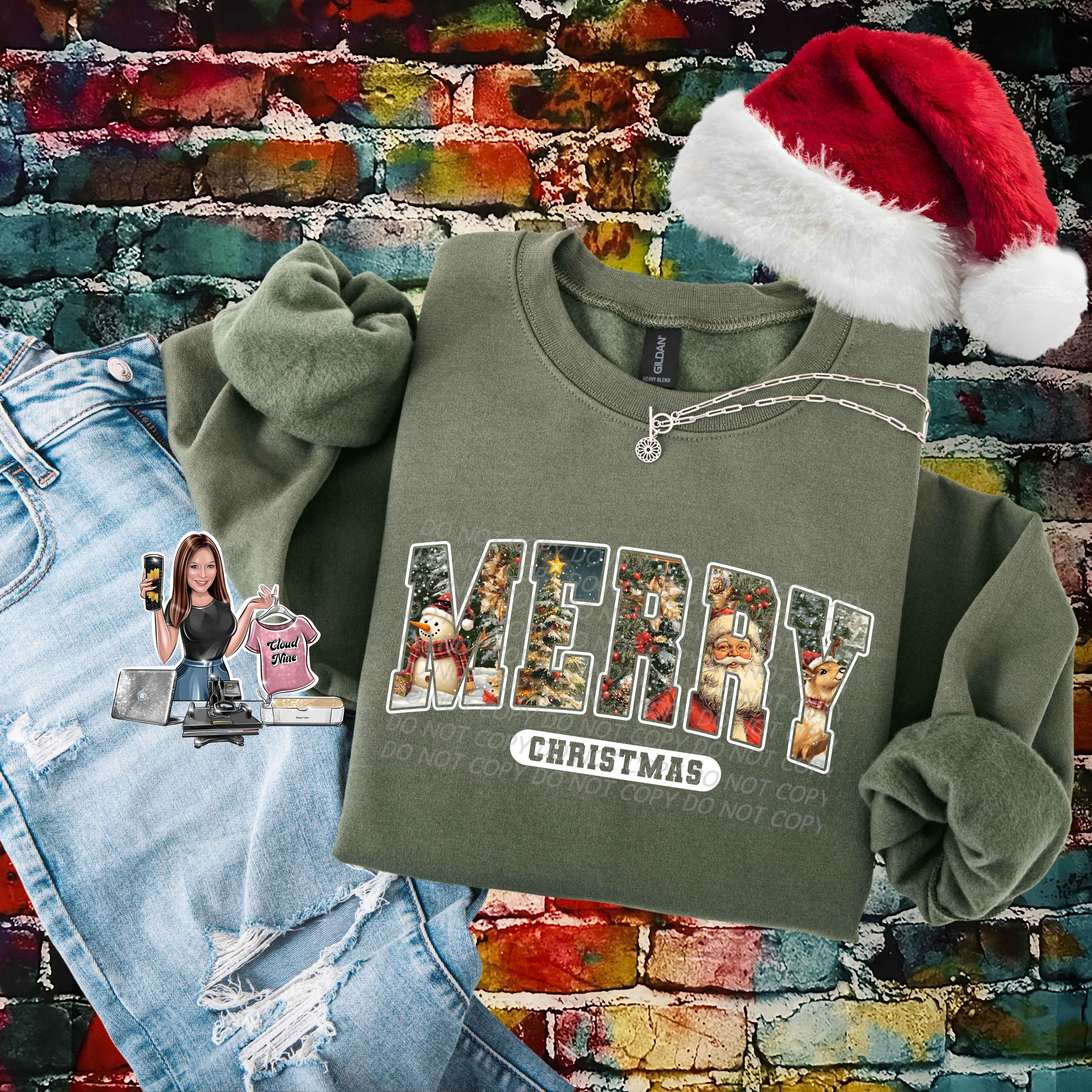 Merry Christmas (white)