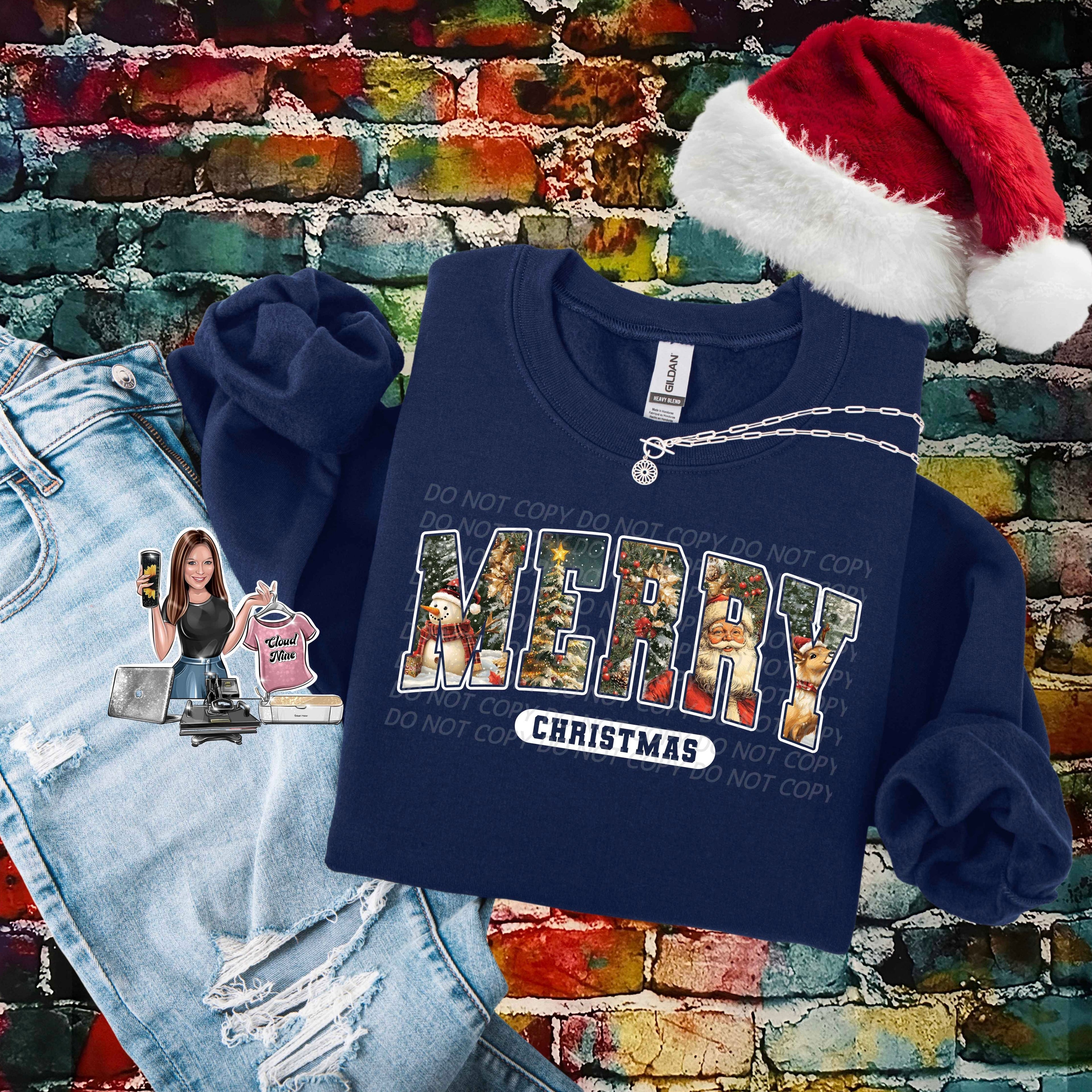 Merry Christmas (white)