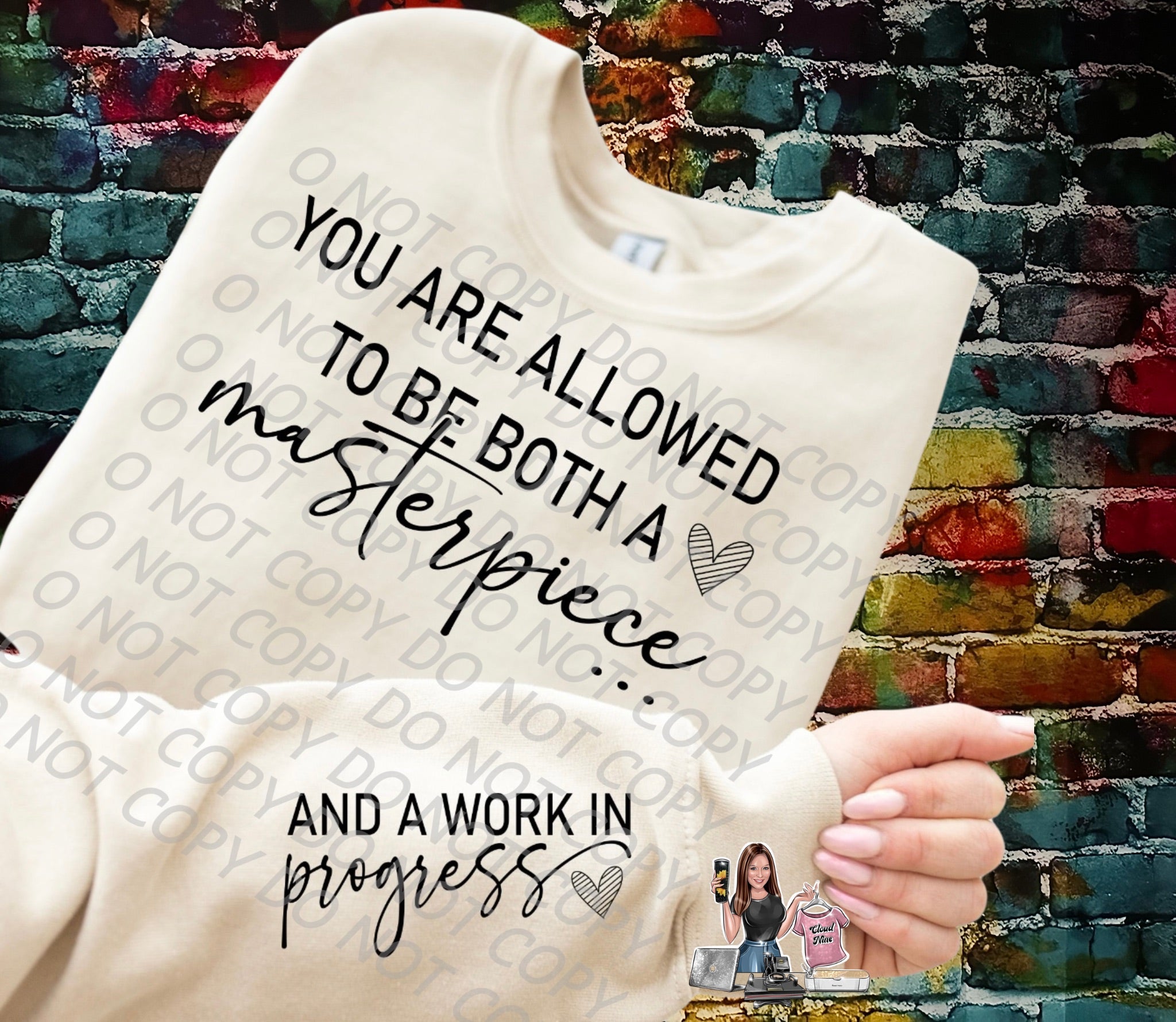 You are allowed to be both a masterpiece sweatshirt