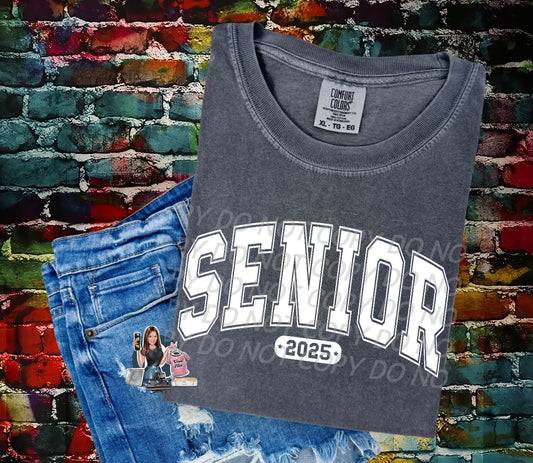 Senior 2025 Comfort Colors tee shirt