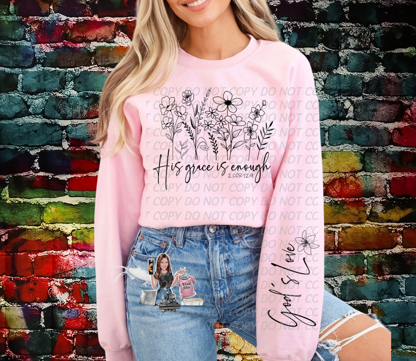 His grace is enough sweatshirt