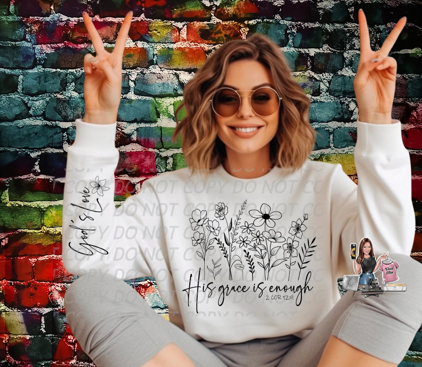 His grace is enough sweatshirt