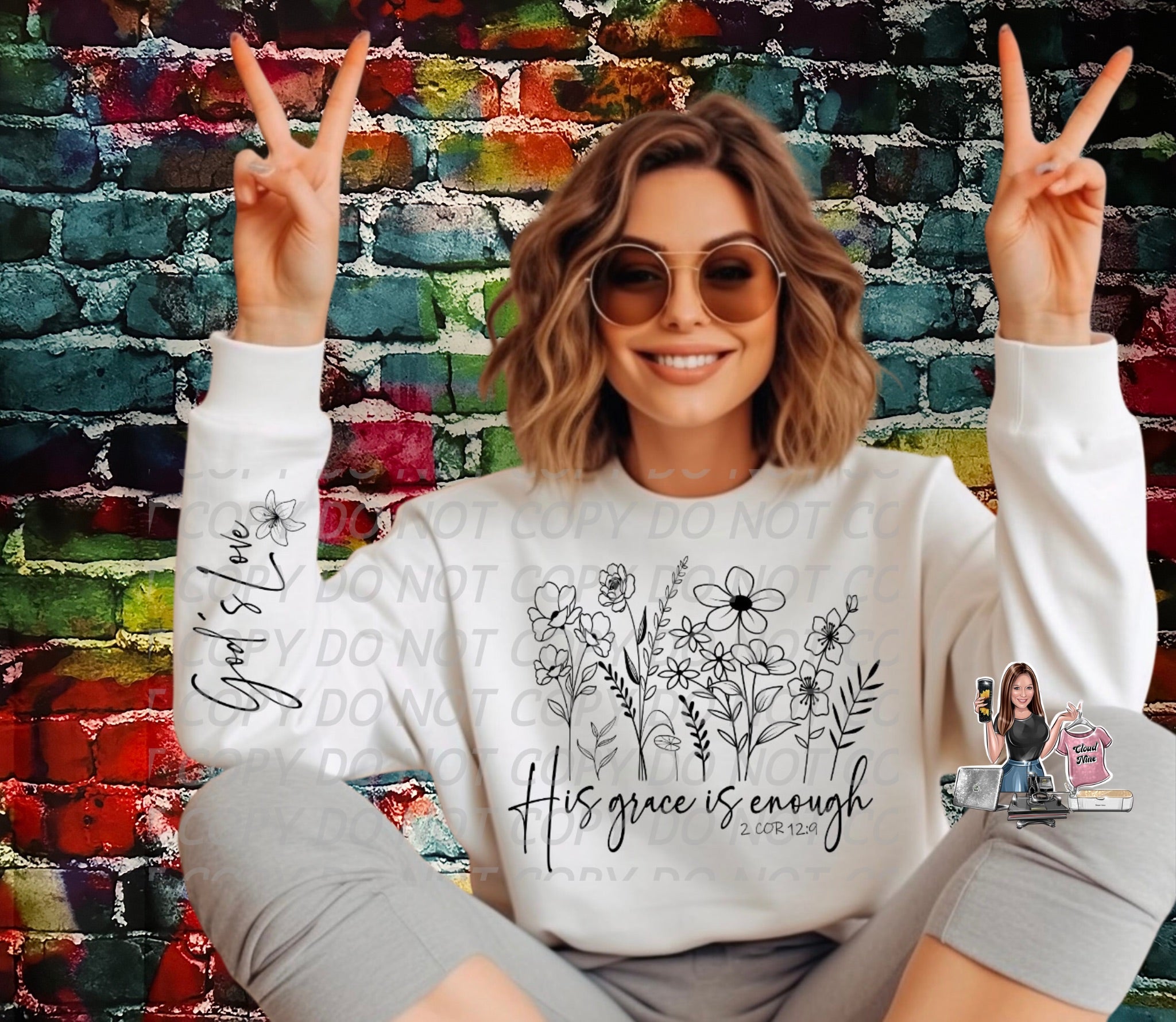 His grace is enough sweatshirt