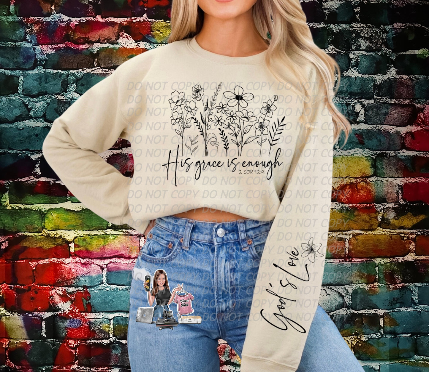 His grace is enough sweatshirt