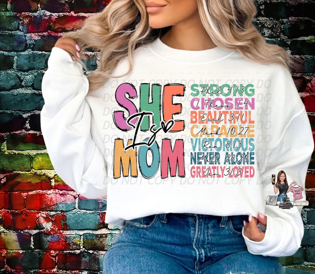 She is Mom sweatshirt