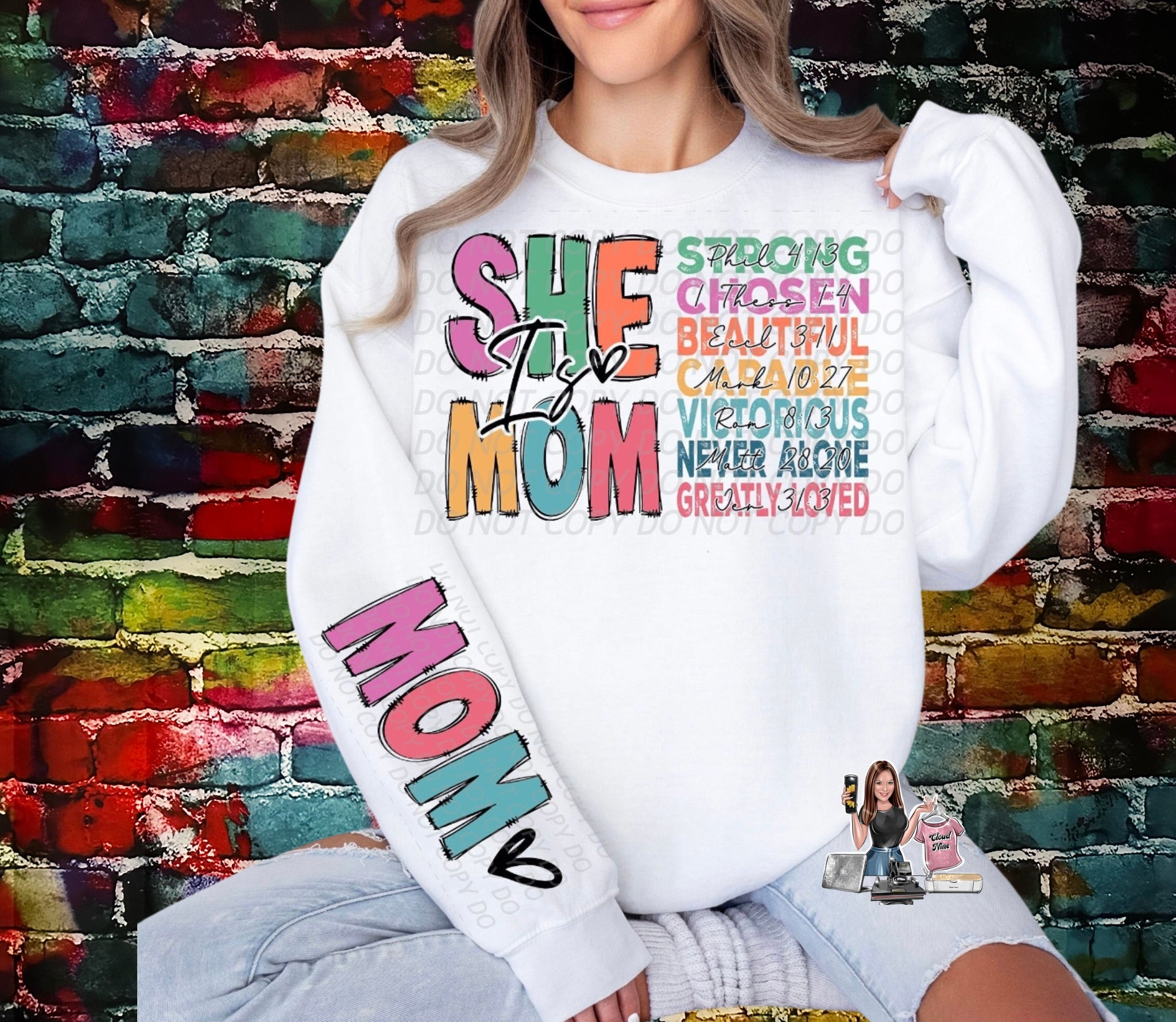 She is Mom sweatshirt
