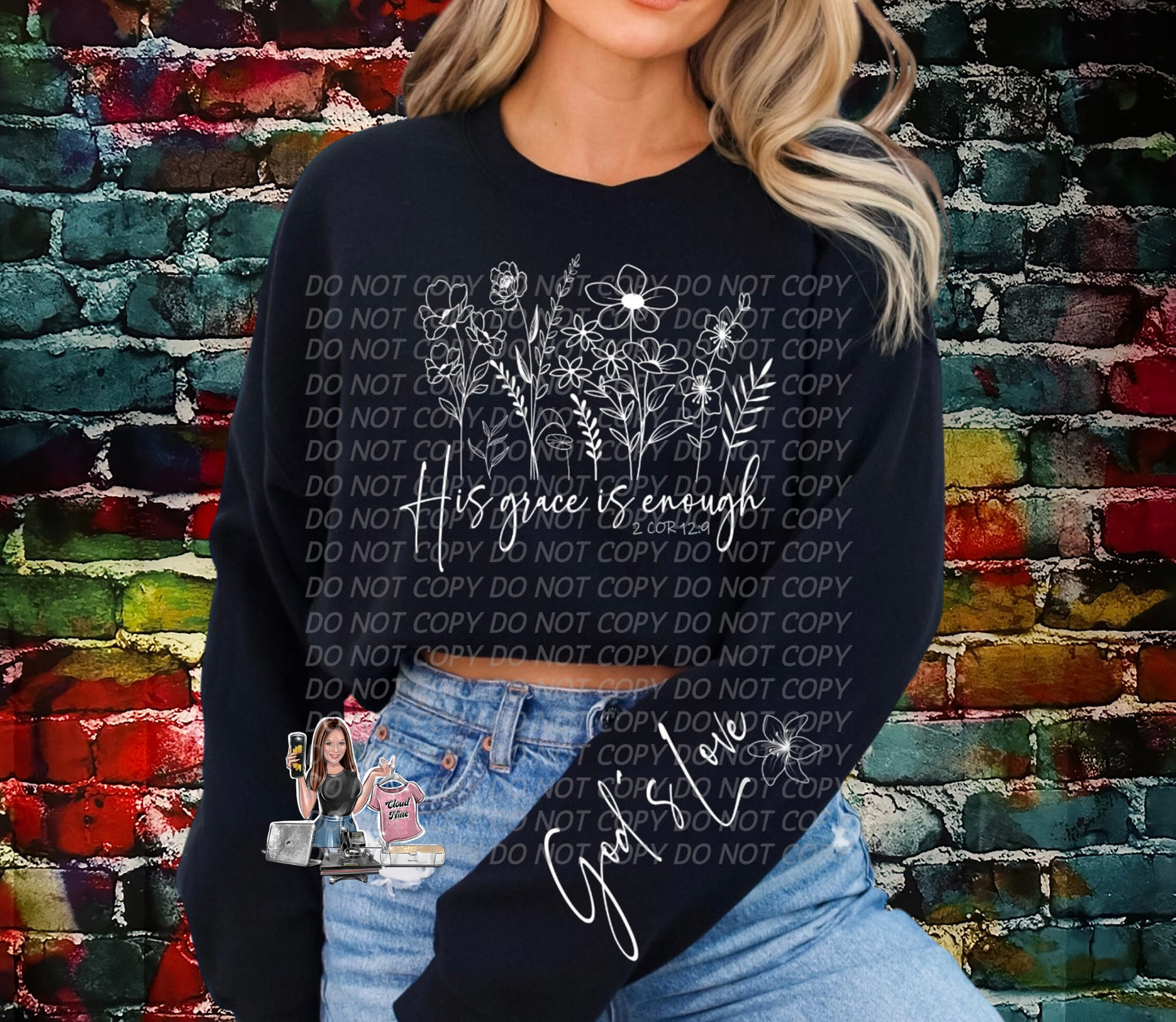 His grace is enough sweatshirt