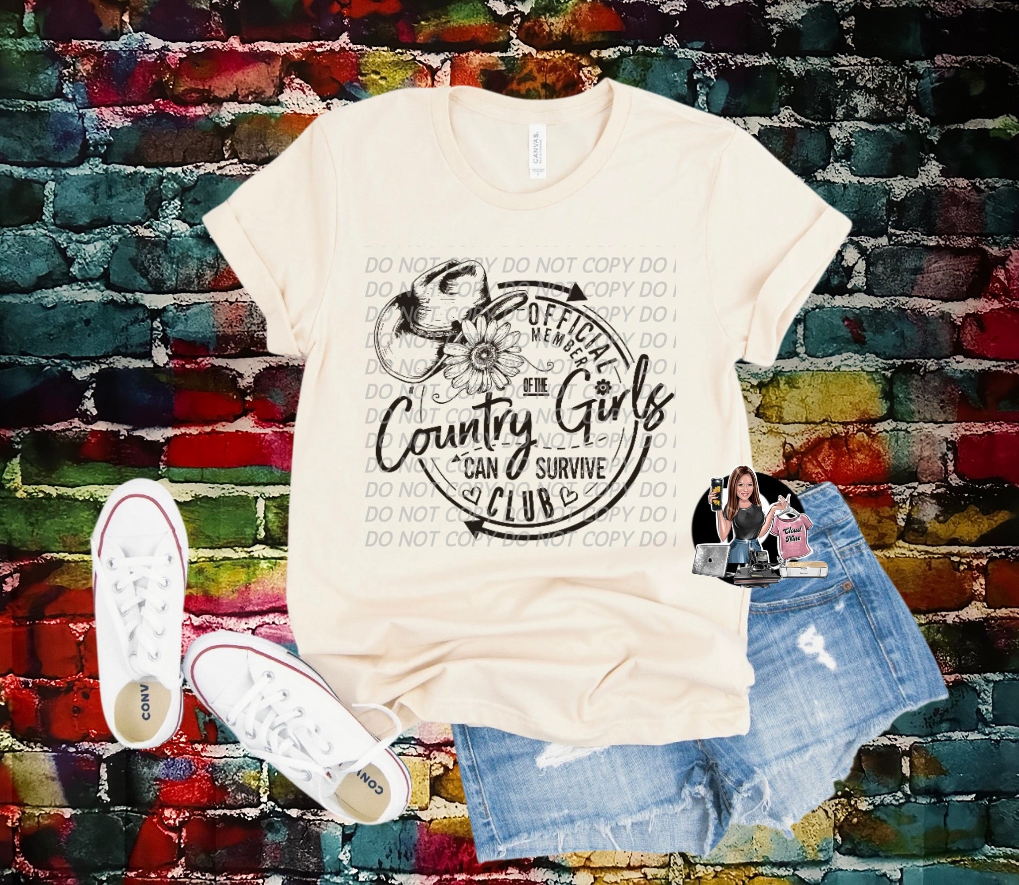 Official member of the country girls can survive tee shirt
