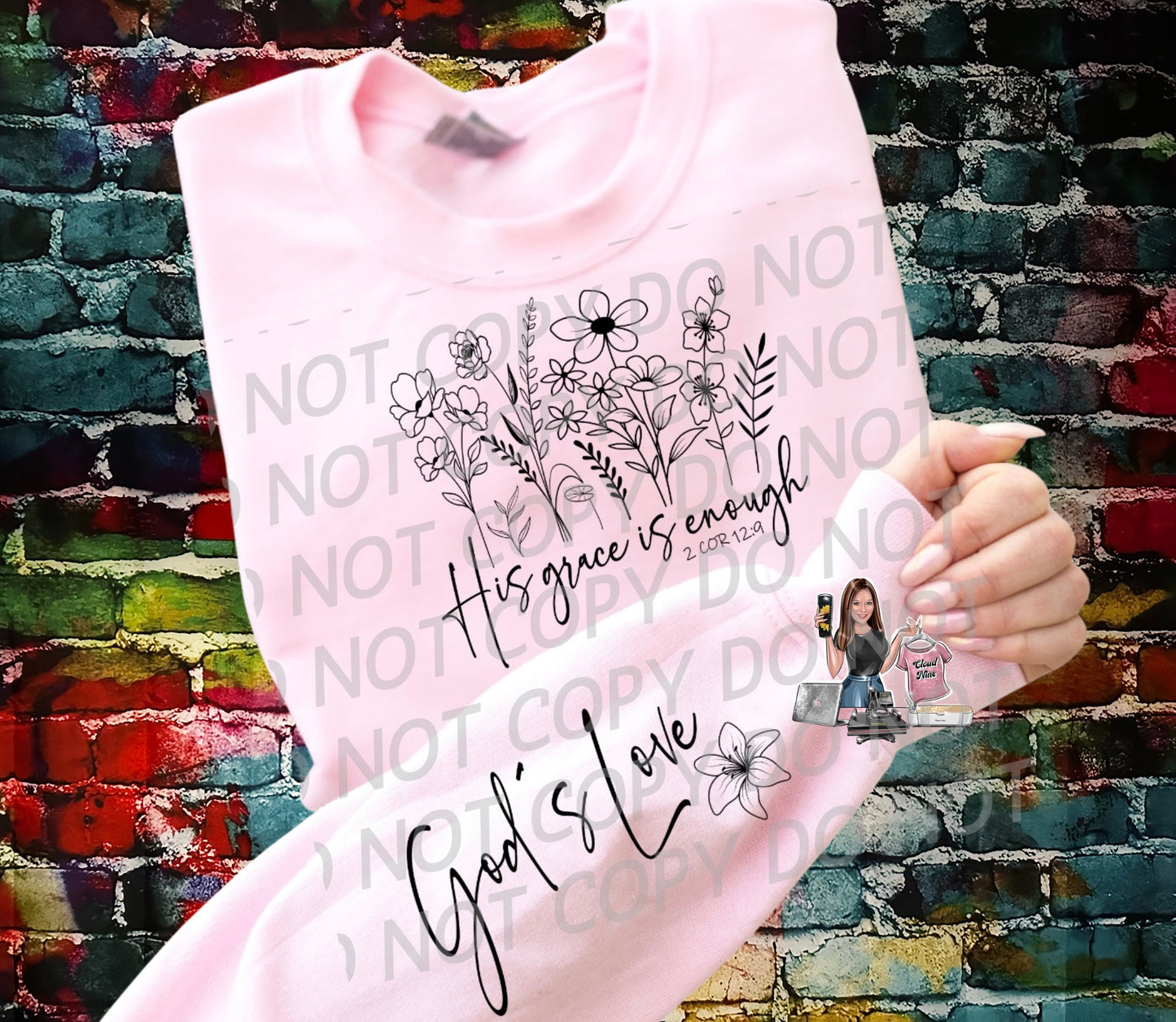 His grace is enough sweatshirt