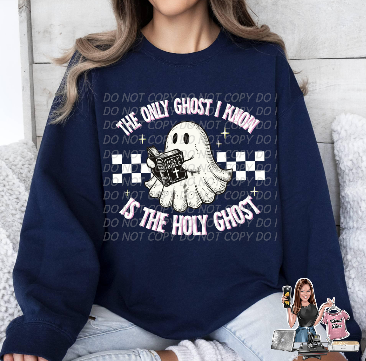 The only ghost I know is the Holy Ghost sweatshirt