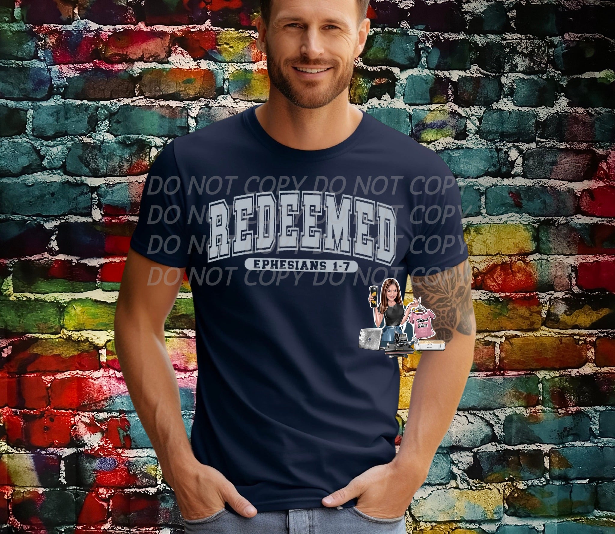 Redeemed Bella Canvas tee shirt
