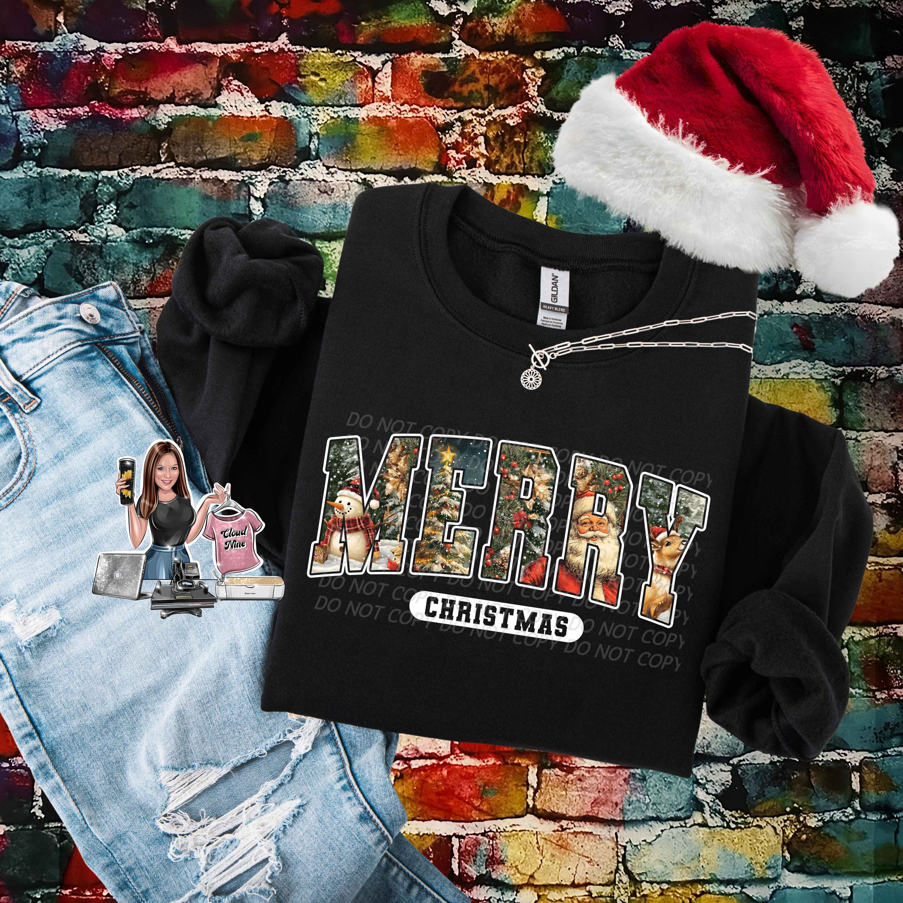 Merry Christmas (white)