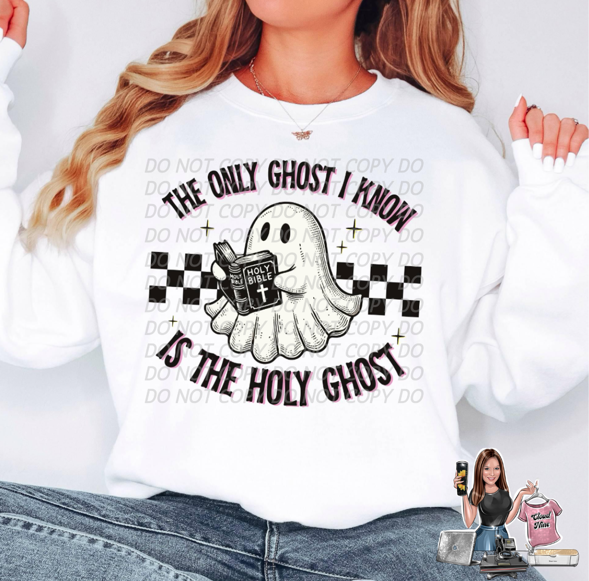 The only ghost I know is the Holy Ghost sweatshirt