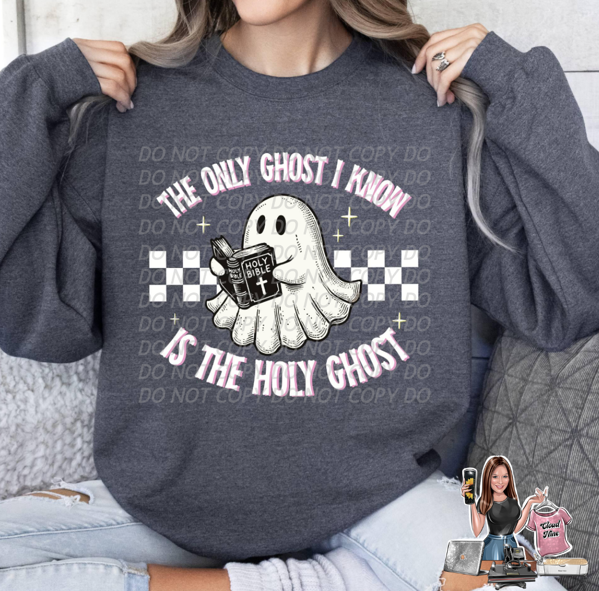 The only ghost I know is the Holy Ghost sweatshirt