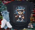 Sagittarius zodiac bear Comfort Colors tee shirt