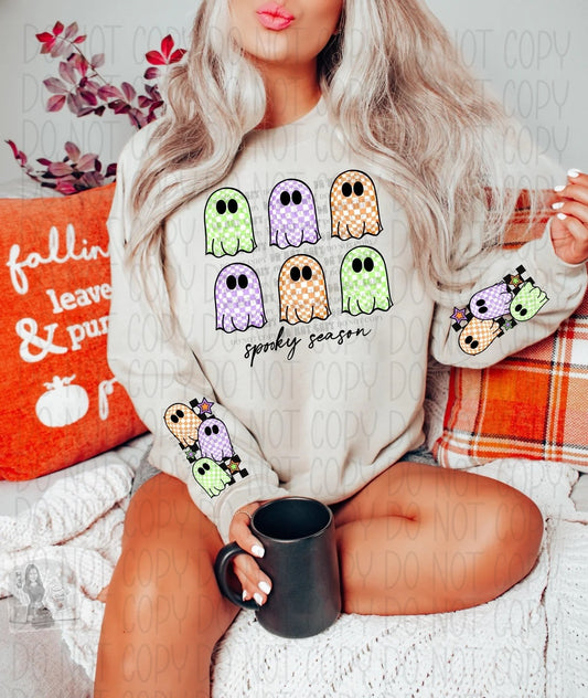 Spooky season ghost sweatshirt