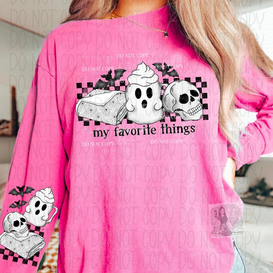 My favorite things Comfort Colors shirt