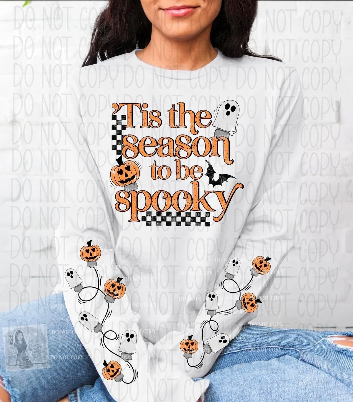 Tis the season to be spooky long sleeve shirt