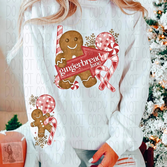 Gingerbread lane sweatshirt