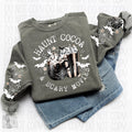 Haunt cocoa and scary movies Comfort Colors sweatshirt