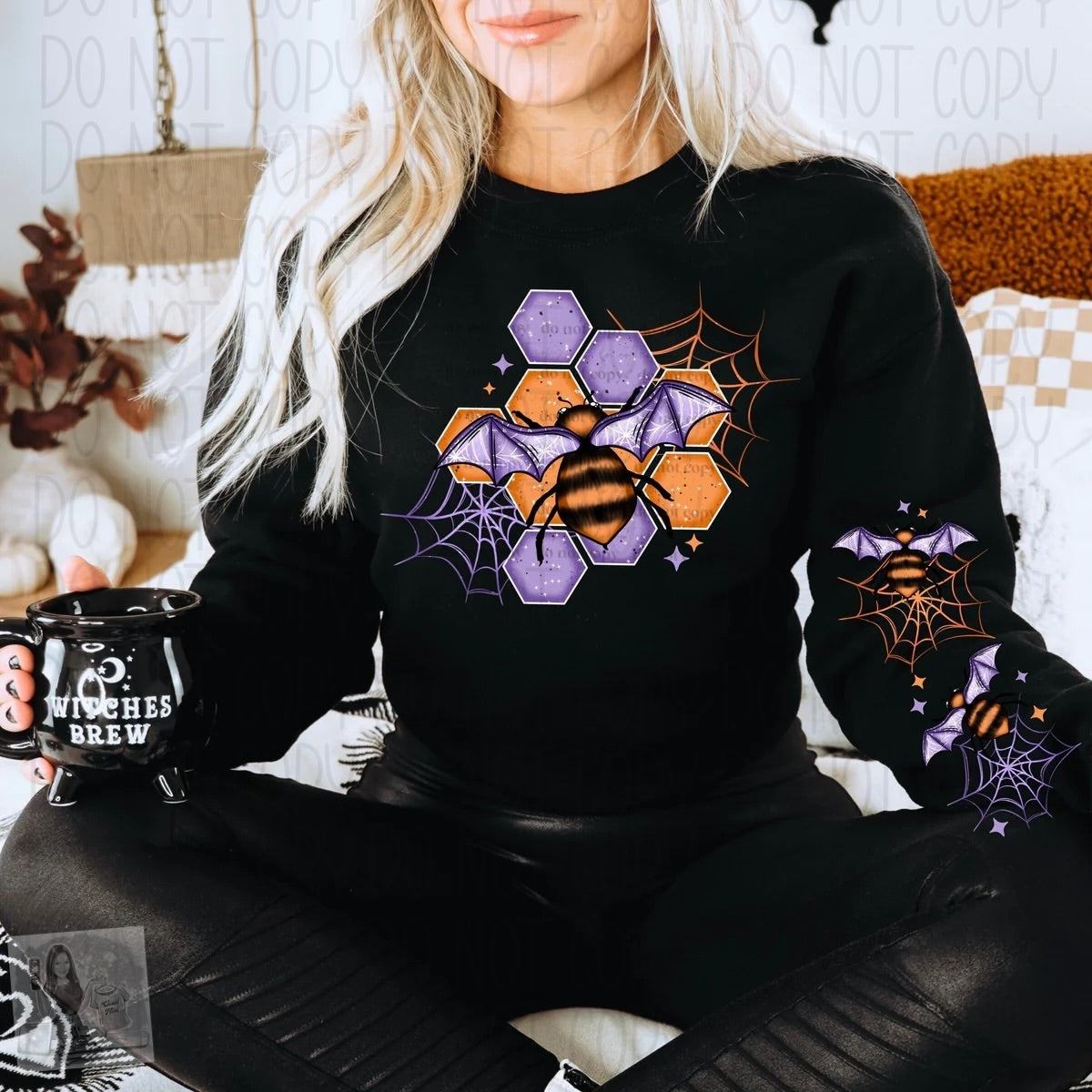 Honeycomb Halloween sweatshirt
