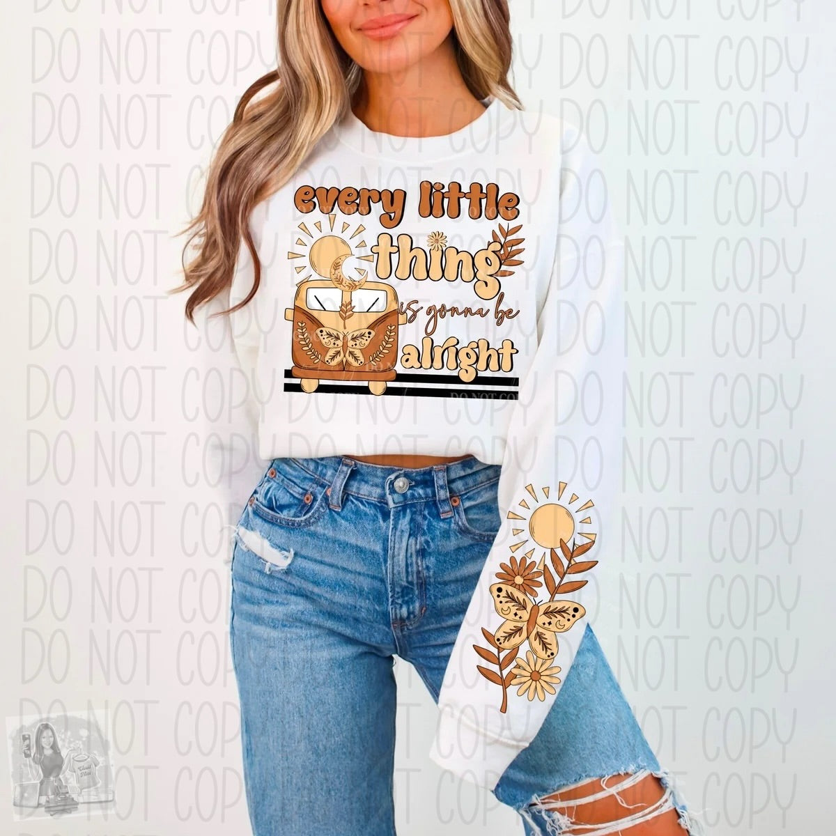 Every little thing is going to be alright sweatshirt