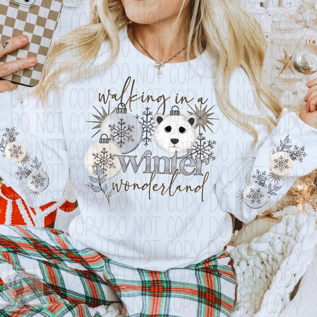 Walking in a winter wonderland sweatshirt