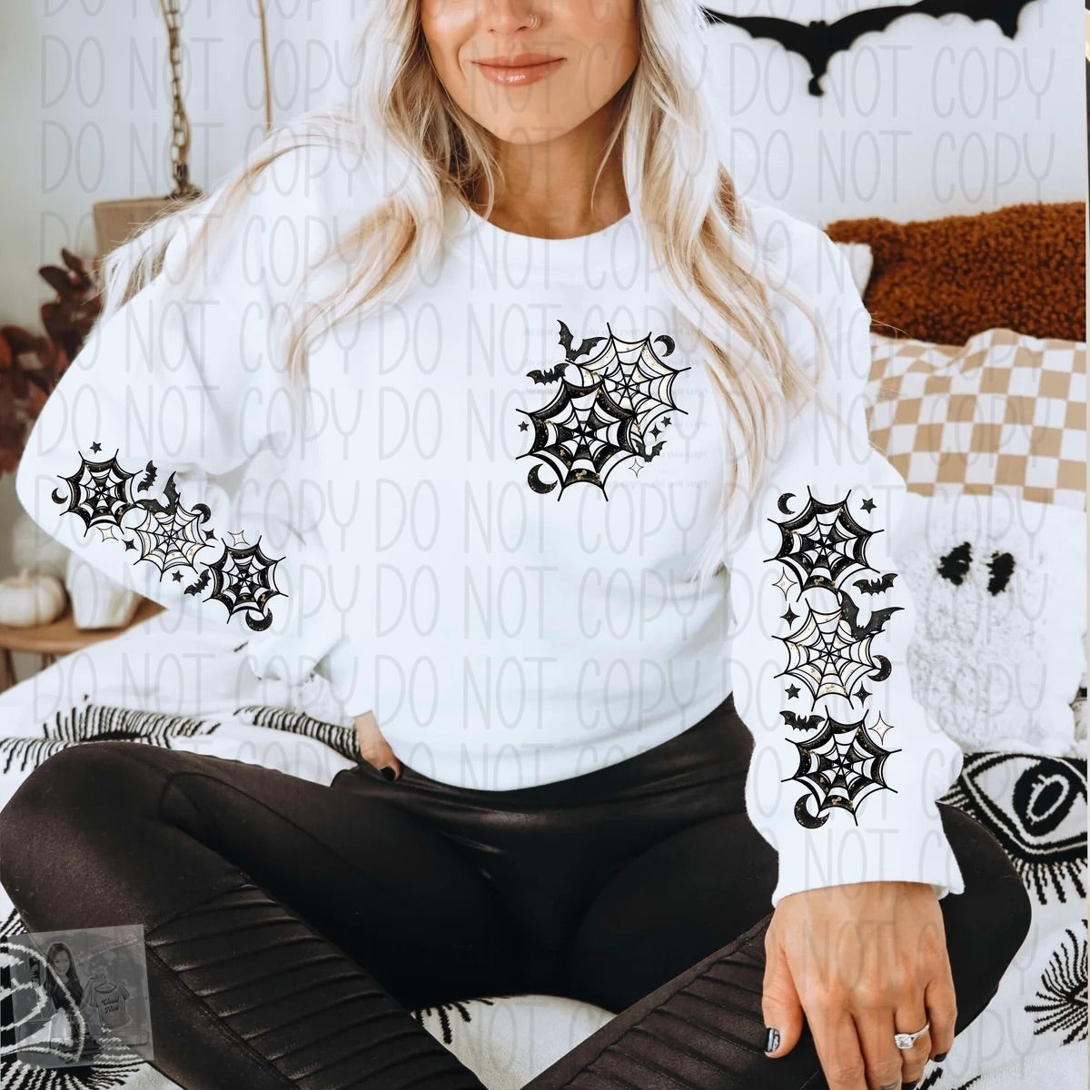 Spider web sweatshirt